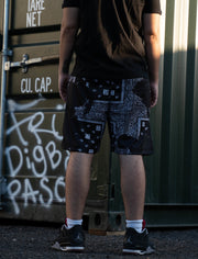 Bando Baby Bandana Black Mesh Shorts