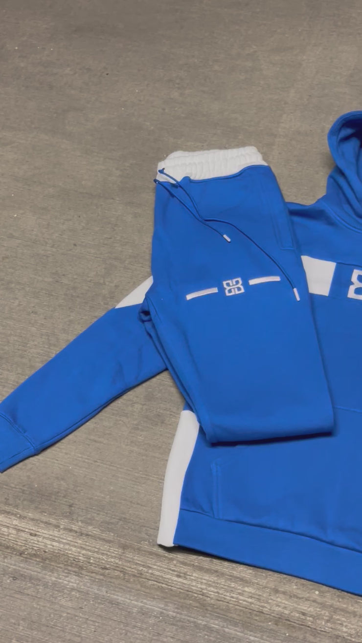 Dual Tone Sky Tracksuit Hoodie