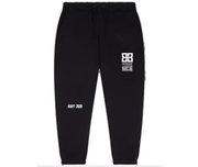 BandoBabyLdn Jet-Black Tracksuit Bottoms