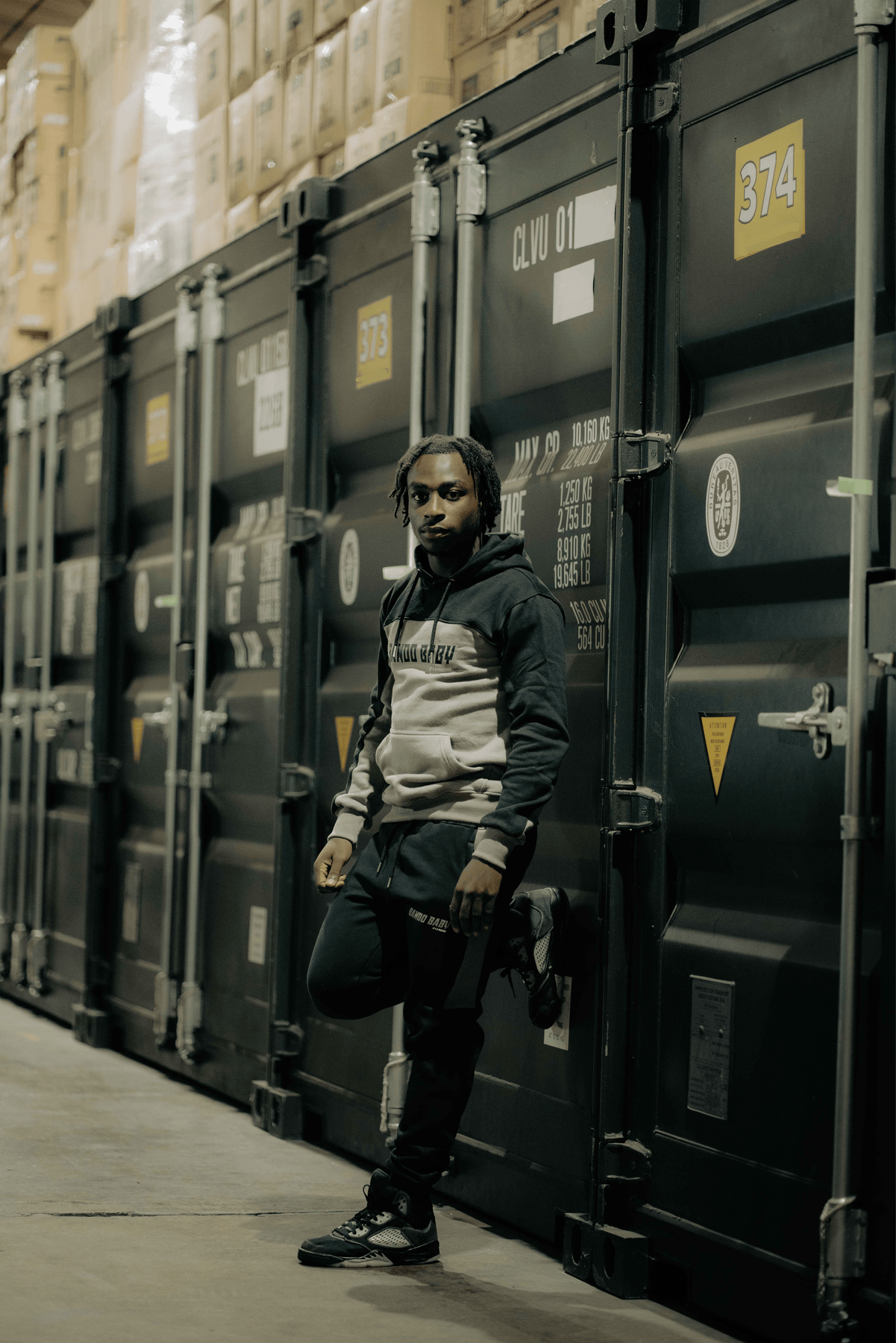 Grey top baby tracksuit